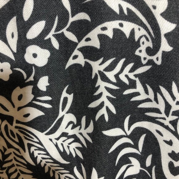 Studio Black & White Paisley Wrap Scarf | Boutique Chic Layering - Picture 8 of 11